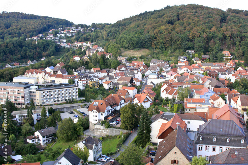 Blick auf die Stadt Lindenfels