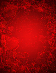 Valentine's day red background