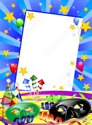 Invito festa di carnevale