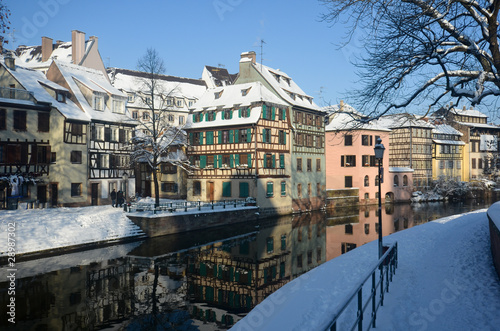 La neige à Strasbourg