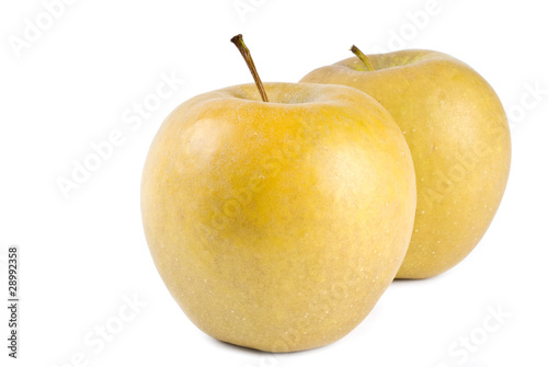 Obraz na płótnie Two Russet Apples Isolated on White