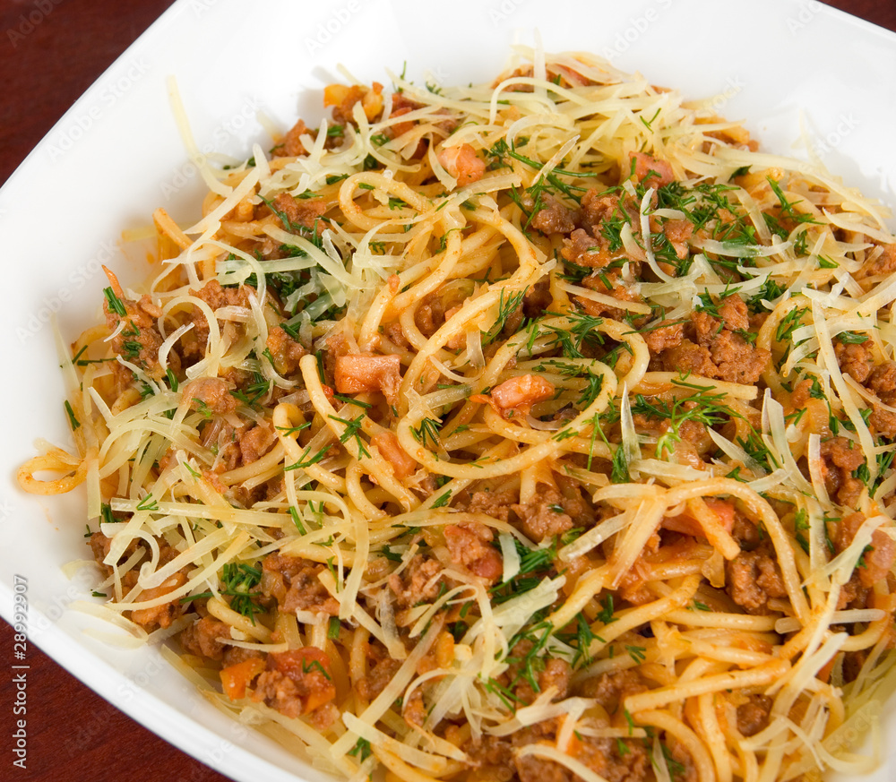 Pasta with meat Pasta with meat
