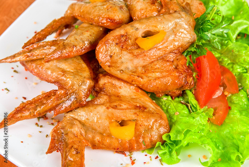 roasted chicken wings