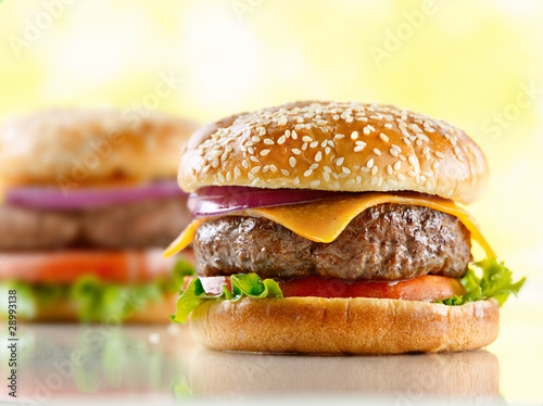 Vászonkép cheeseburger