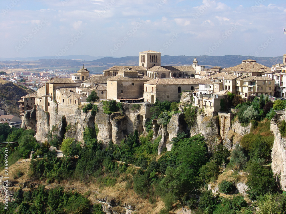 Vista de la ciudad de Cuenca. Castilla La Mancha, España.