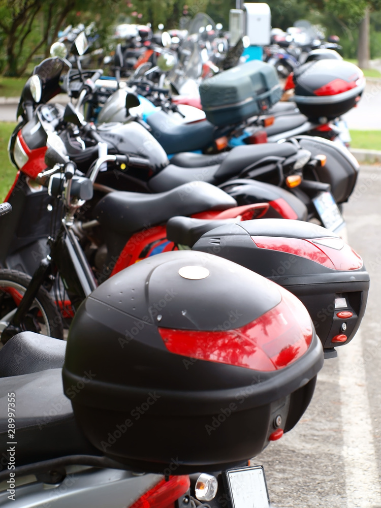 Motobikes parking Motobikes parking