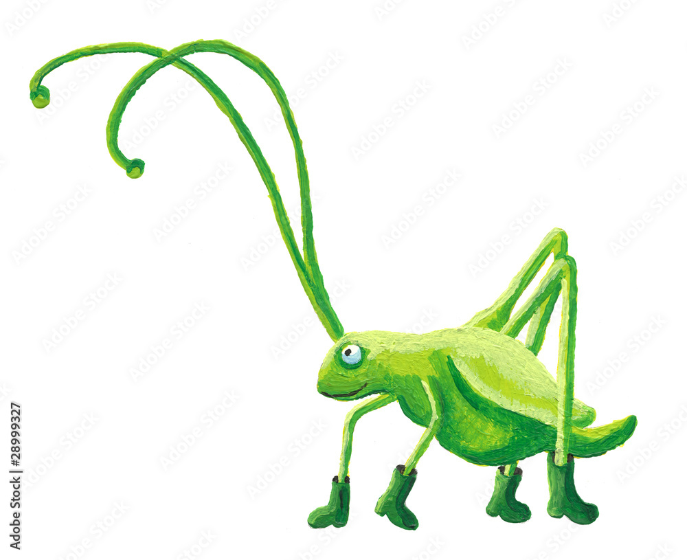 Fototapeta premium Funny grasshopper