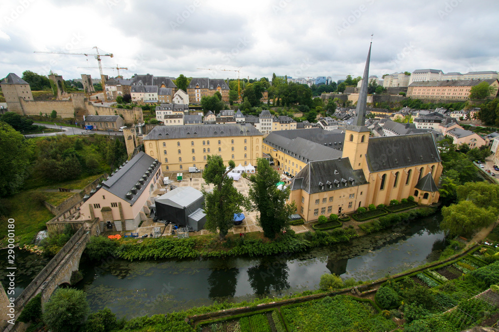 View on old Luxembourg city