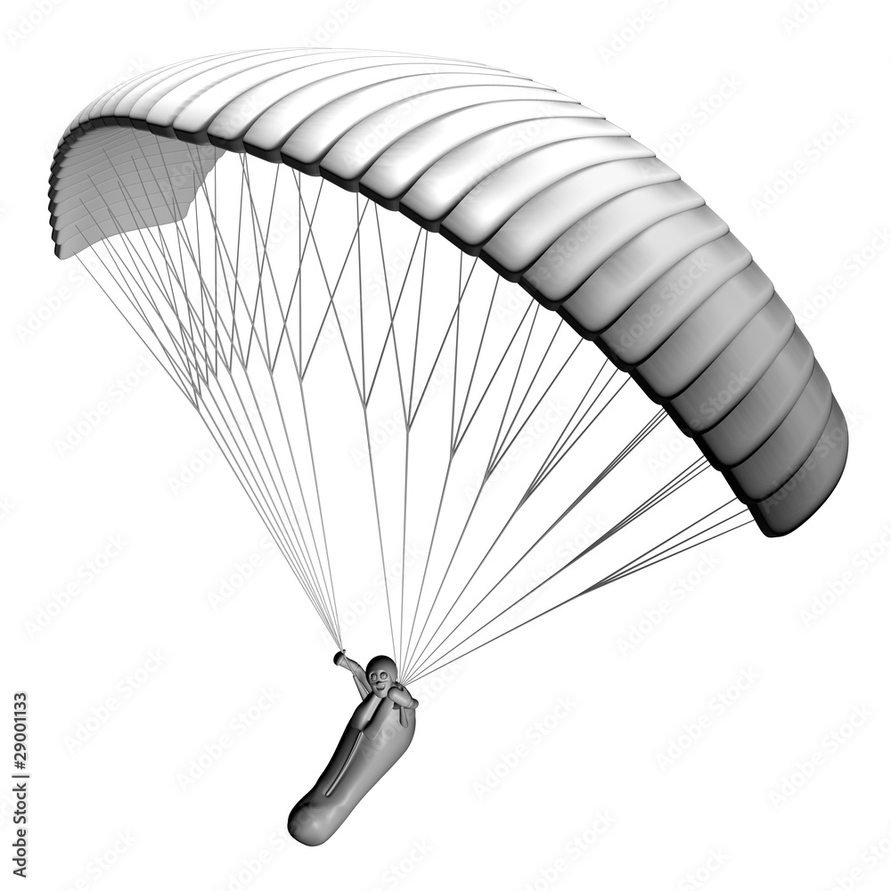 Gleitschirm 07 StockIllustration Adobe Stock