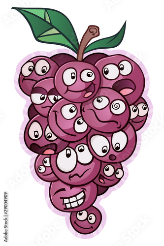 Grapes with Faces Gossiping To One Another