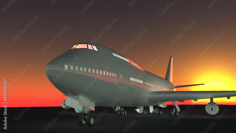 Fototapeta premium 飛行機
