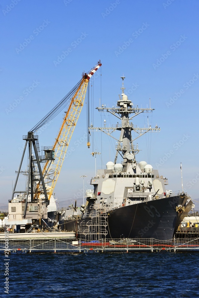 US Navy Battle Ship