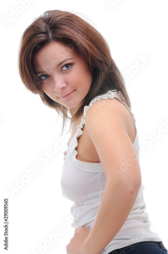 Portrait of beautiful woman