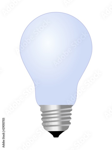 Lackluster bulb lamp. Vector