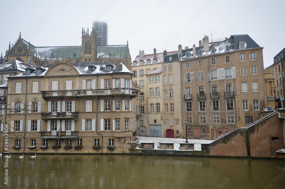 Brouillard à Metz