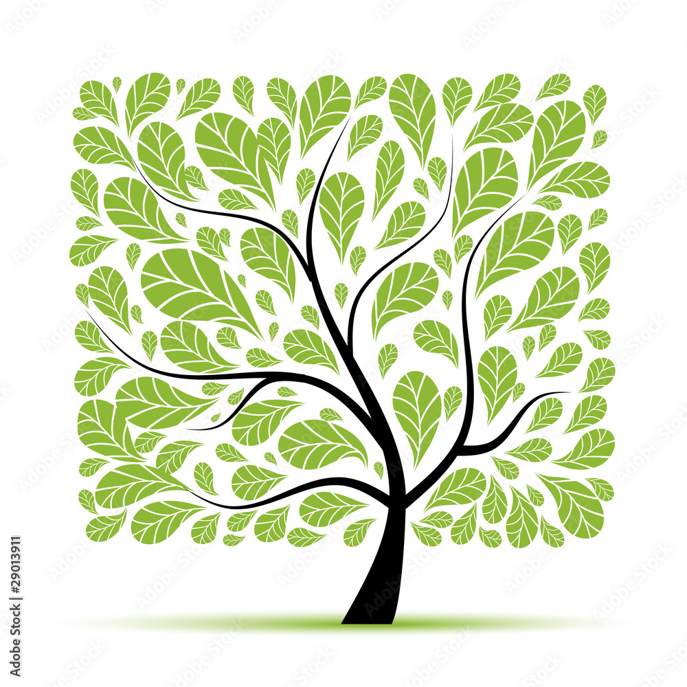 Art tree beautiful for your design Art tree beautiful for your design