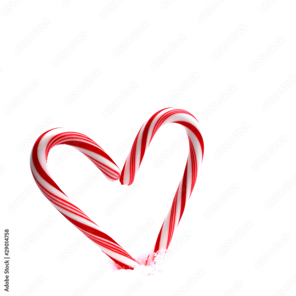 Candy Canes im Schnee