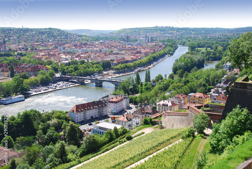 Ausblick über Würzburg