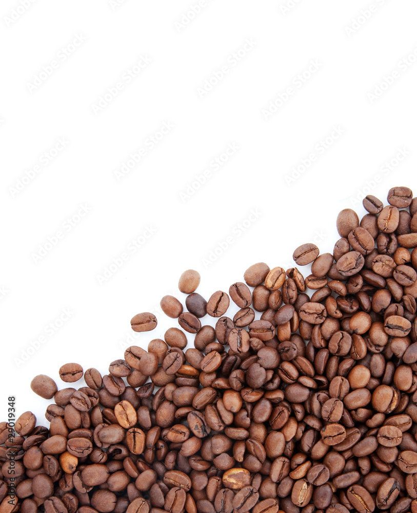 Brown roasted coffee beans Brown roasted coffee beans