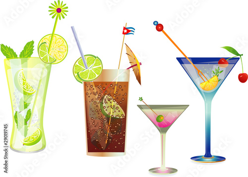 Mojito - Cubalibre - Martini