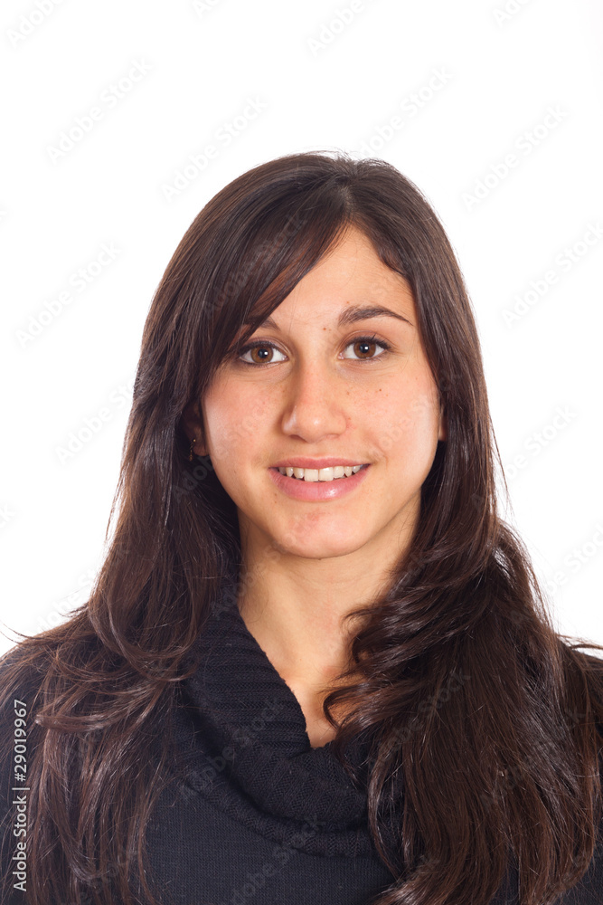 Smiling Young Woman Portrait Smiling Young Woman Portrait