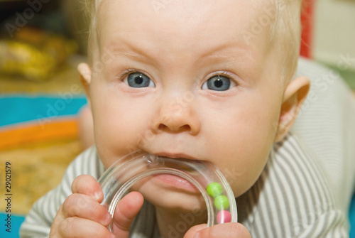 Baby gnaw handle teether