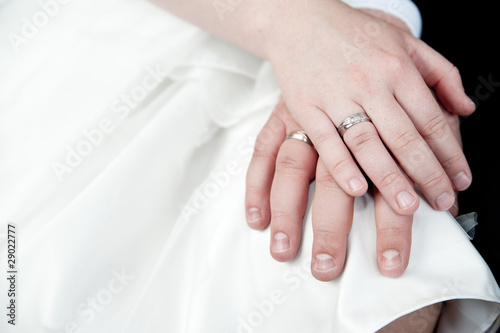 Hands of Wedding Couple