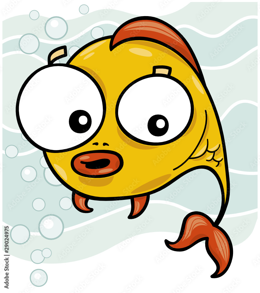 Obraz premium cute little fish