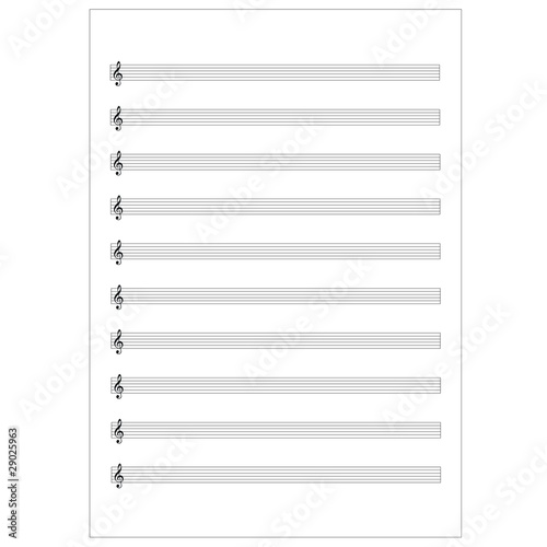 Music sheet score