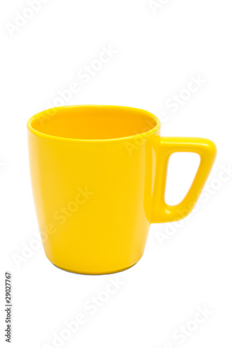 yellow coffee mug