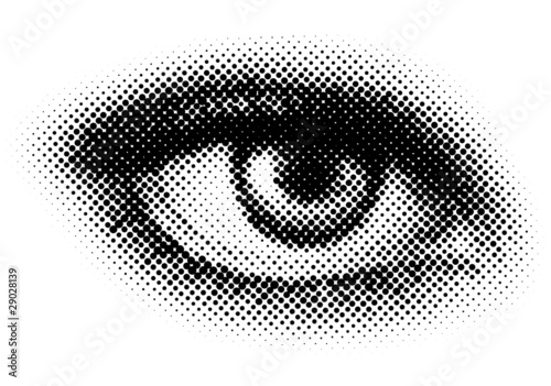 vector dots eye