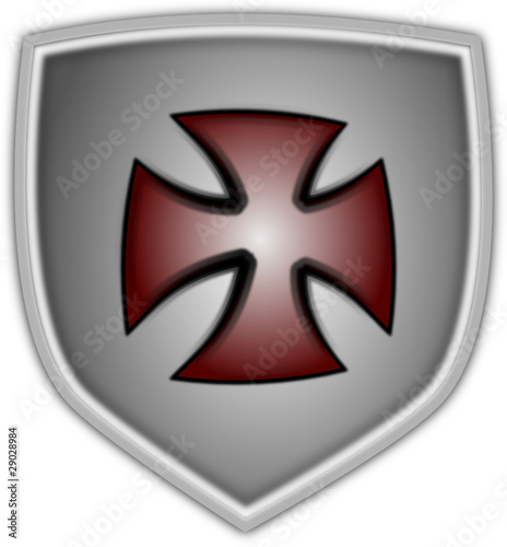 Christian Cross Shield