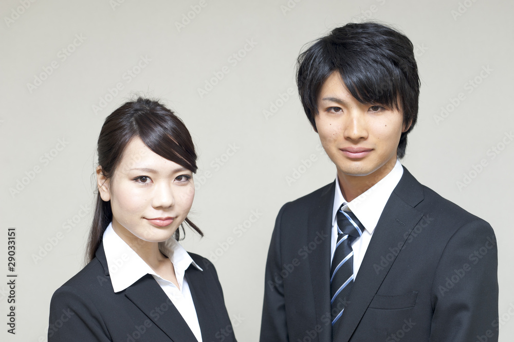 a portrait of young business person a portrait of young business person