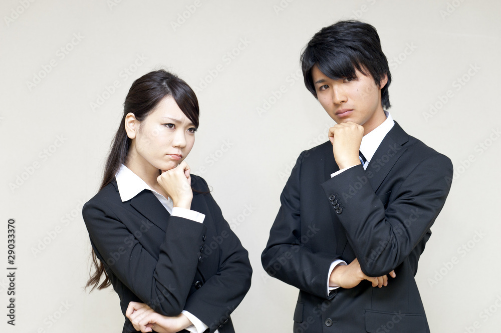 a portrait of young business person a portrait of young business person