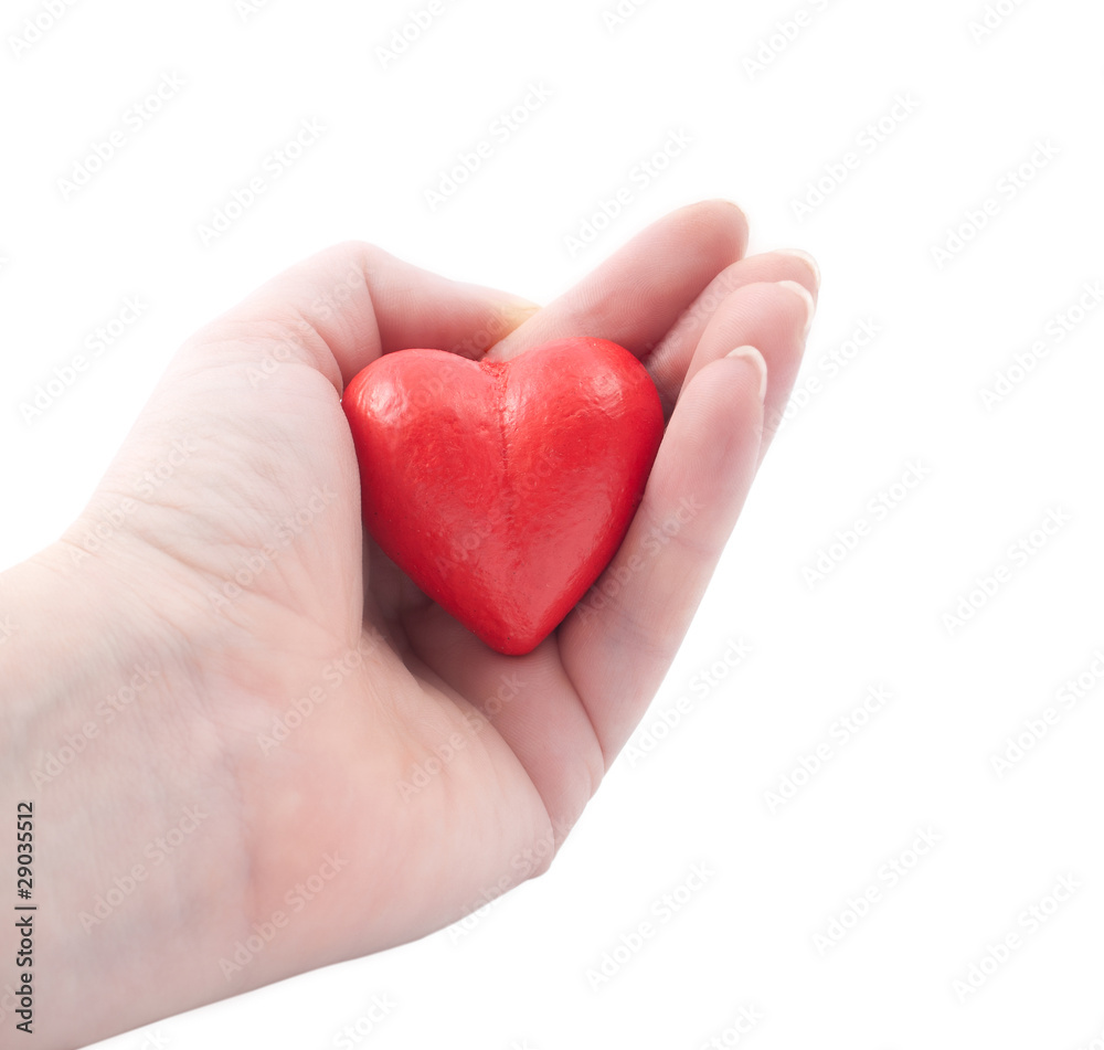 red heart in my hand red heart in my hand