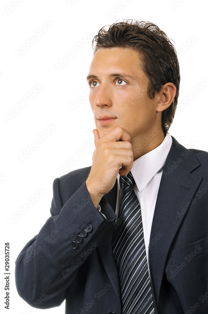 Portrait of a young ambitious businessman Portrait of a young ambitious businessman
