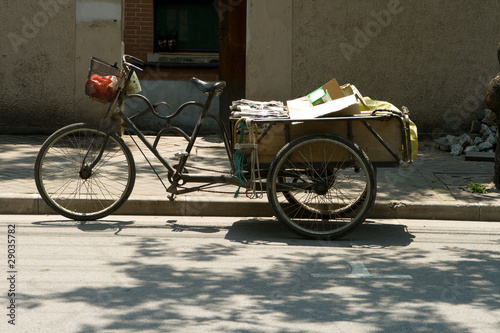 Photography Three Wheeled Bike Trike Transportation Shanghai, China