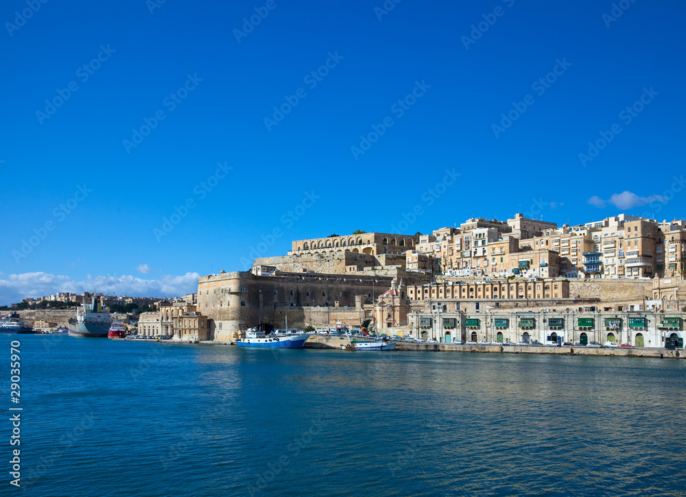 View of Valletta, Malta.