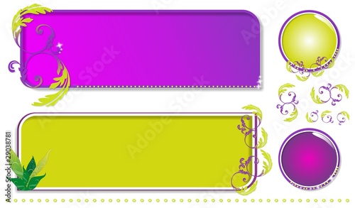 Vector banner elegant
