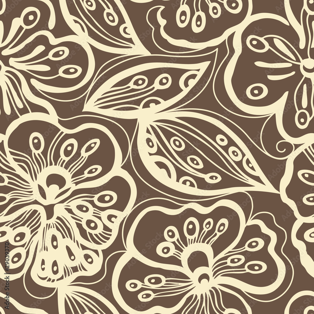 Seamless floral pattern Seamless floral pattern
