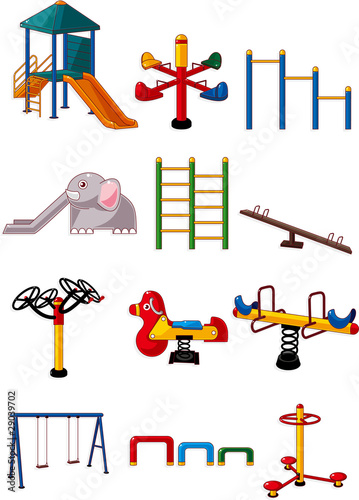 cartoon playground icon