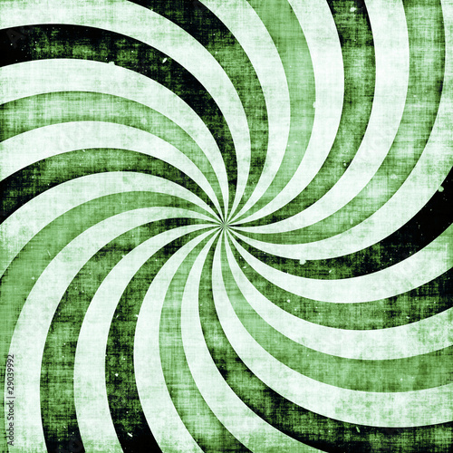 Green grunge swirl