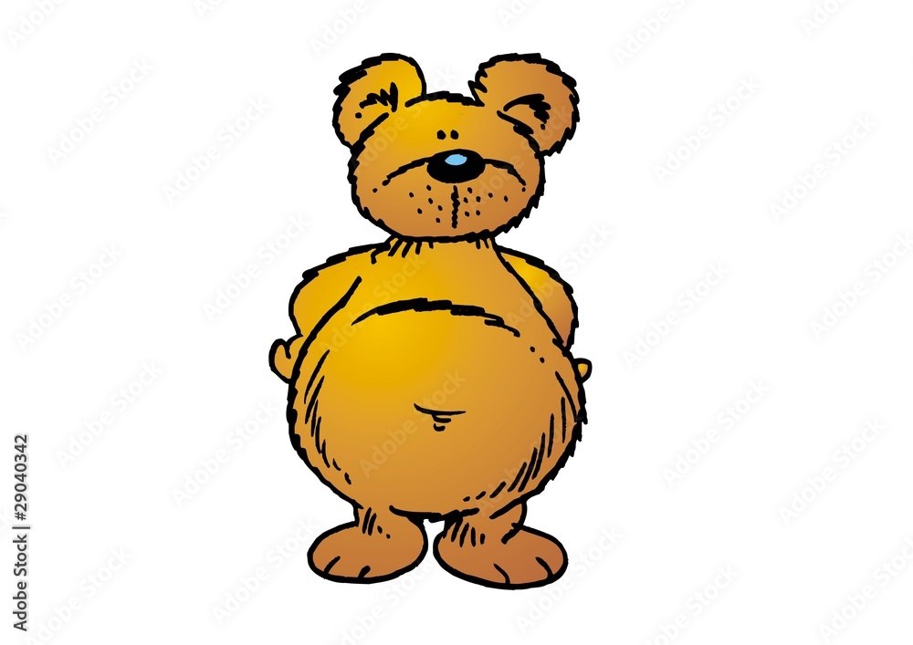Dicker Bär schaut dich an Dicker Bär schaut dich an