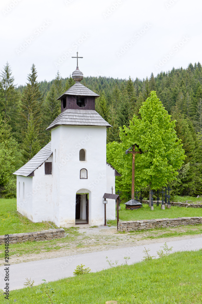 church in Museum of Kysuce village, Vychylovka, Slovakia church in Museum of Kysuce village, Vychylovka, Slovakia