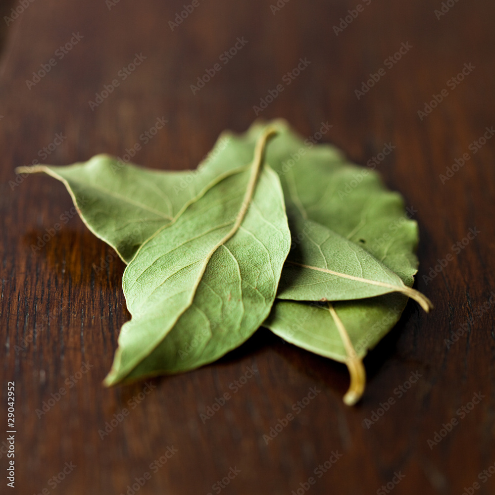 Dried bay leaves Dried bay leaves