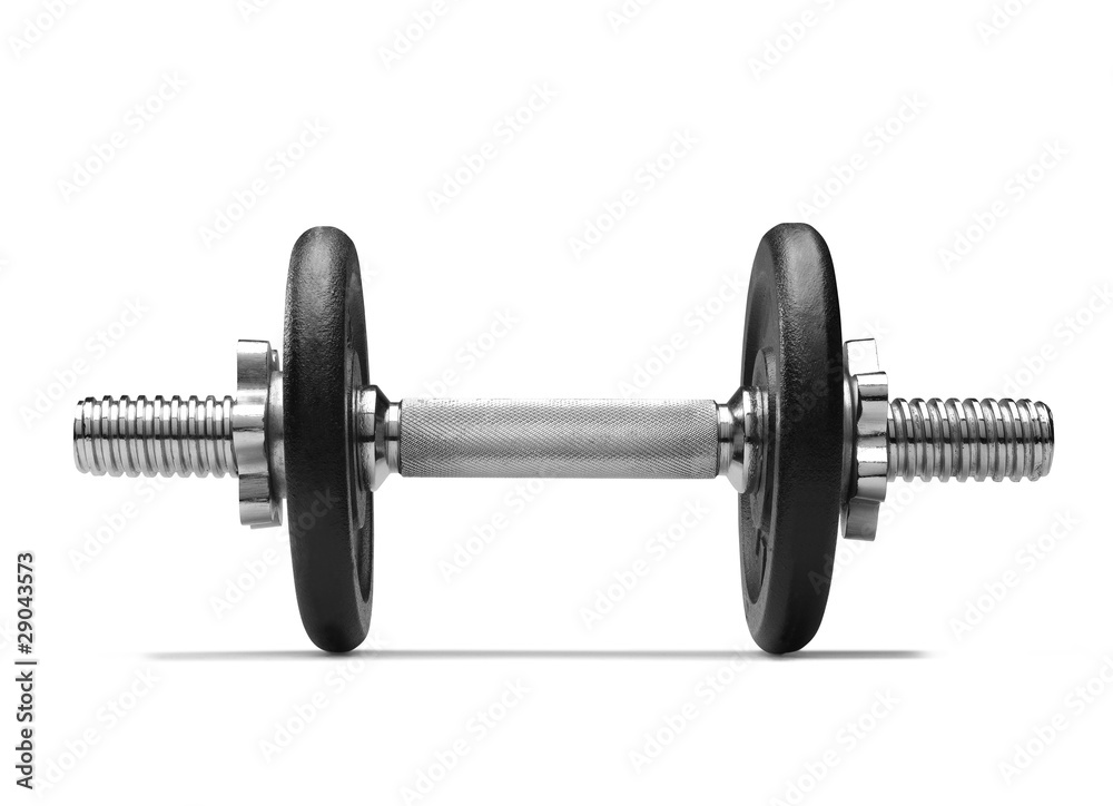 Dumbbel (clipping path) Dumbbel (clipping path)