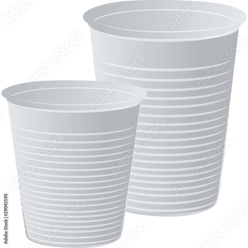 bicchieri di plastica