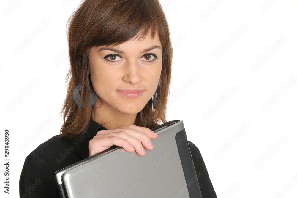 woman with a laptop woman with a laptop