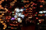 lampions dans le bazar d'Istanbul