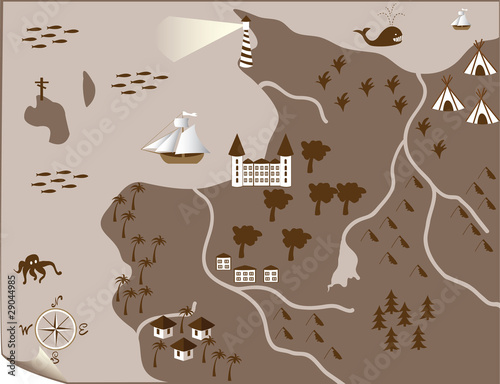 Abstract vector maps.